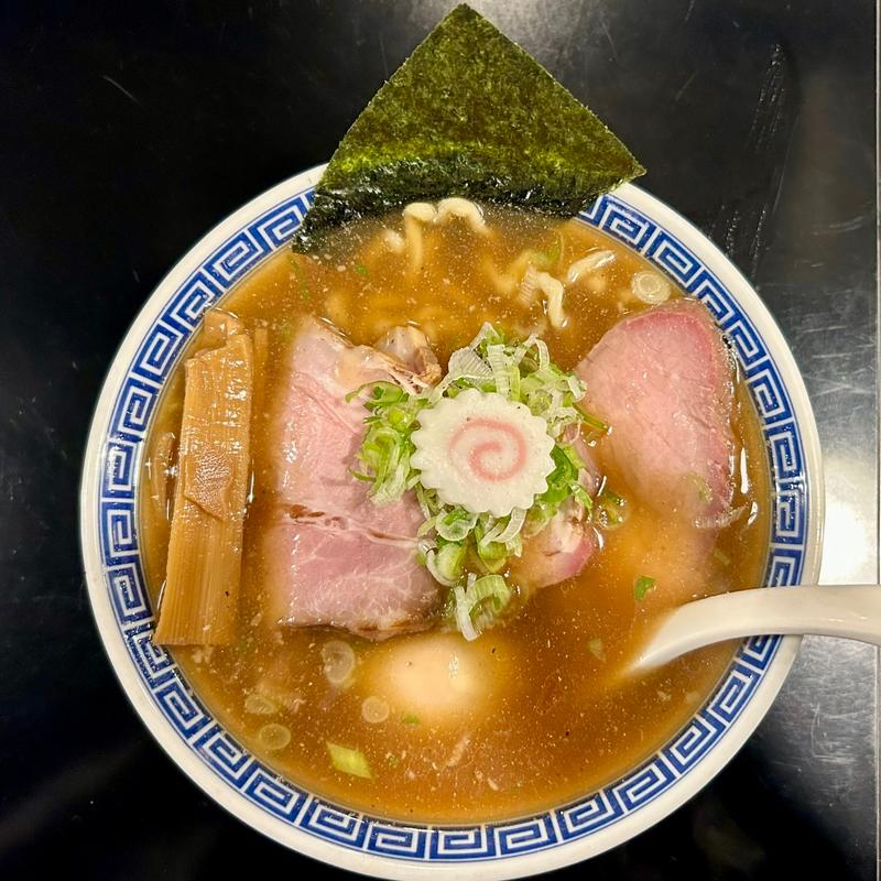 味玉ちゃーしゅー手揉み煮干しそば(AKEBI)