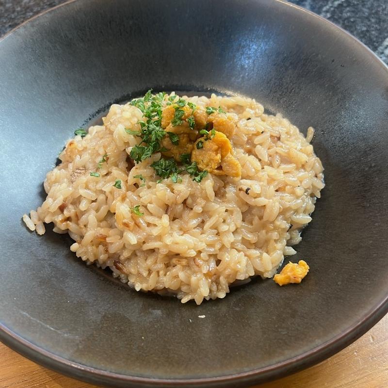 ウニとアサリの ペペロンチーノリゾット(PISOLA 京都桂店)