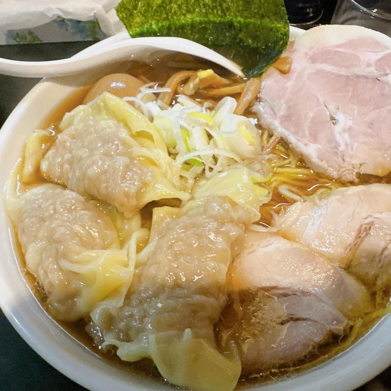 帆立干し貝柱3キロの上品SP大盛り。豚挽肉と貝柱のワンタン追加(一条流がんこ総本家分家荒木町)