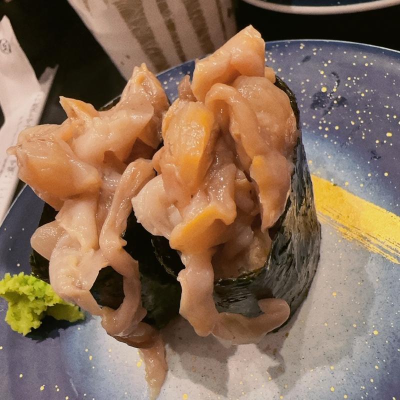 貝ひも軍艦(江戸前回転寿司 もり一 船橋南口店)