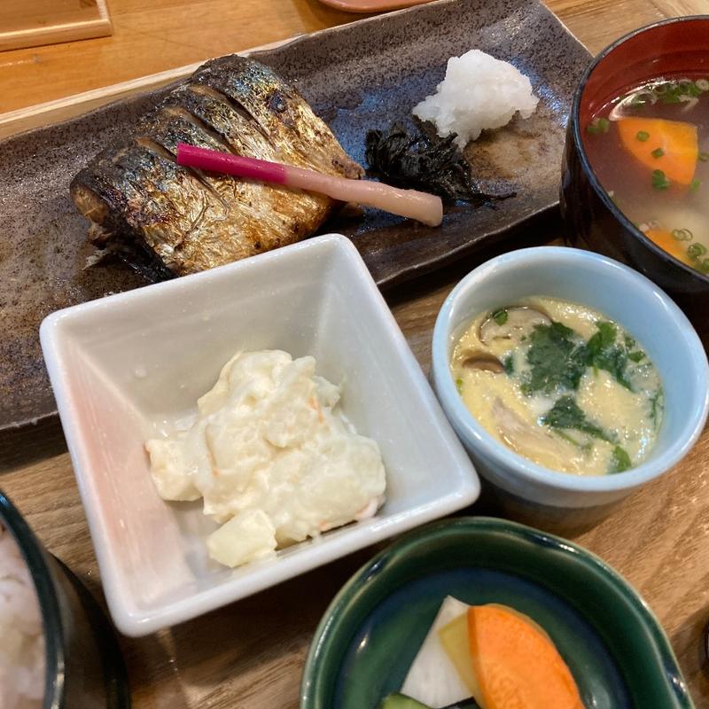 鰊のぬかづけ焼定食(いけす道場魚家 深川一号店 （イケスドウジョウサカナヤ）)