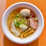京鴨と羅臼昆布の塩そば(東京ラーメンフェスタ)(拳ラーメン)