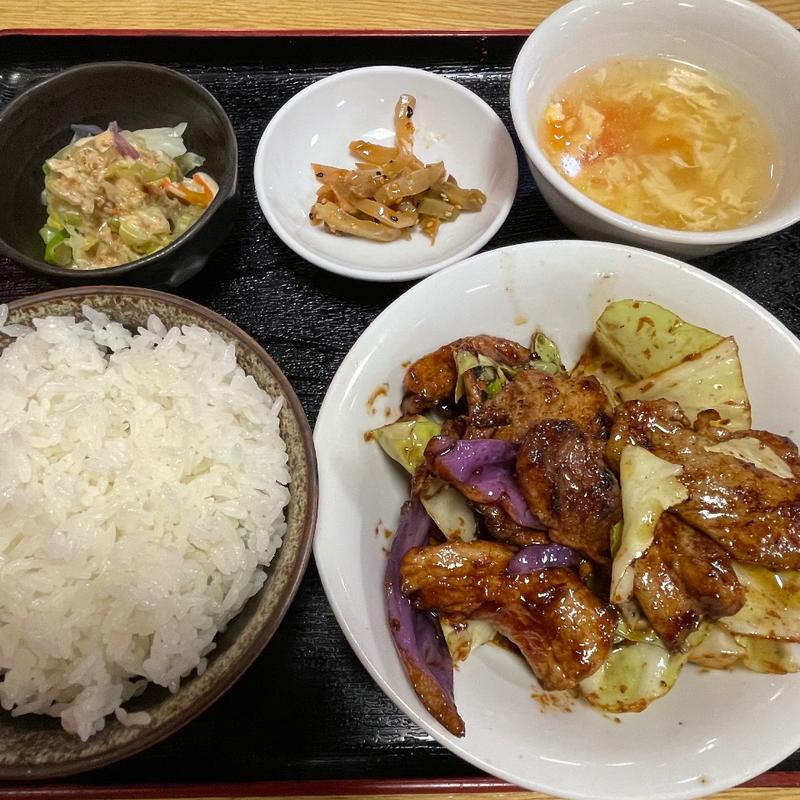 回鍋肉定食(您好！朋友)