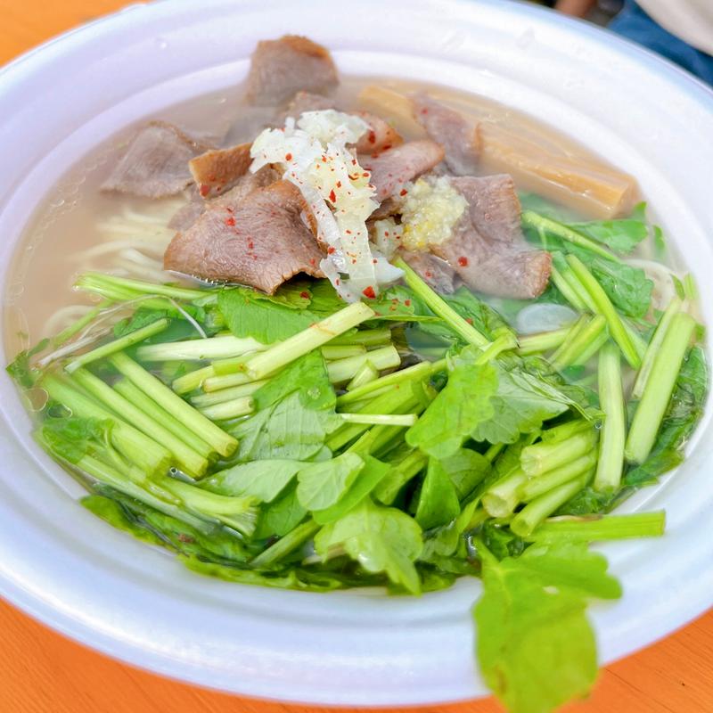 三浦農園さんのセリ(東京ラーメンフェスタ)(仙臺 くろく)