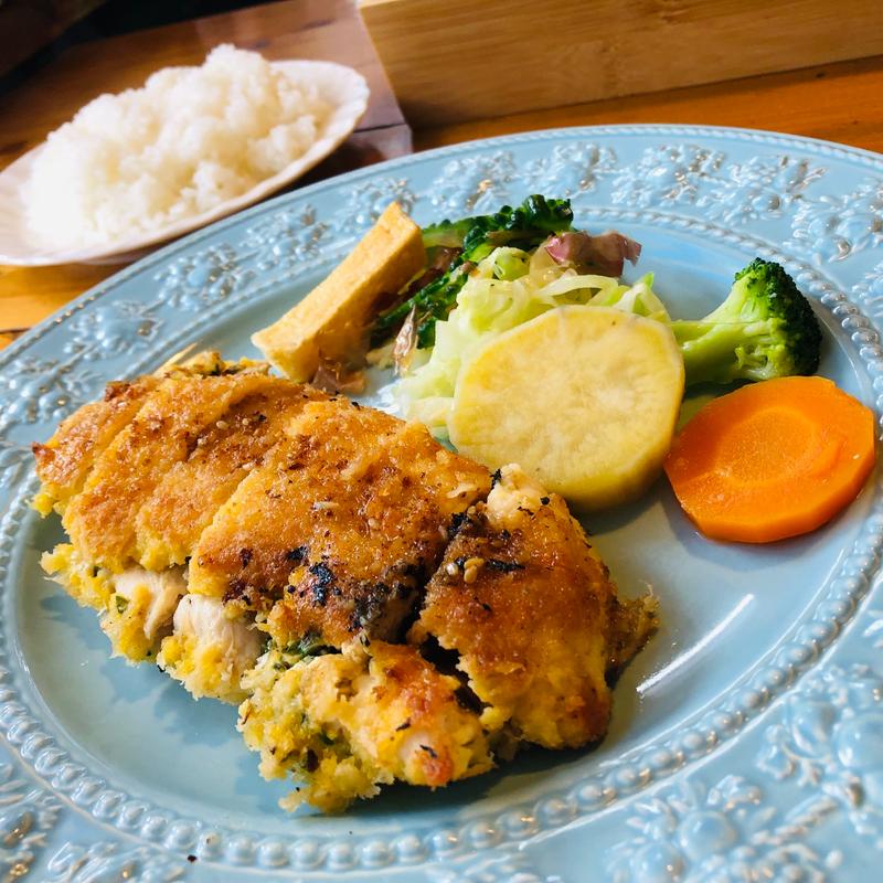 ささみの梅紫蘇カツレツ(洋食屋 青空 （ヨウリョクヤ アオゾラ）)