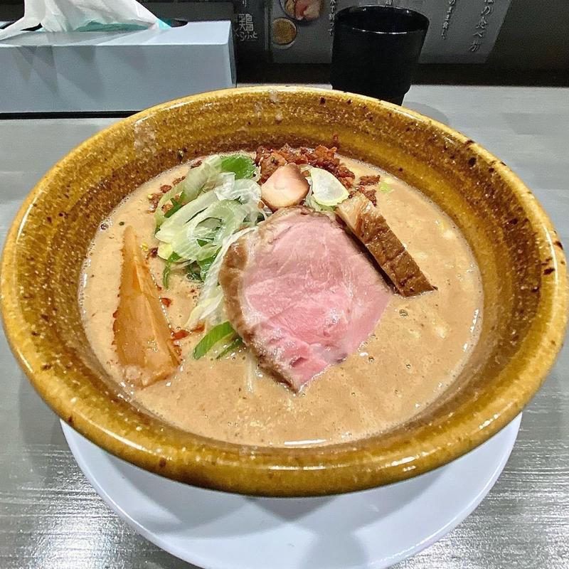 濃厚なおそば味噌(麺房 鶏くらふと)