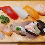 板前おまかせ握り(もりもり寿し イオンモール春日部店)