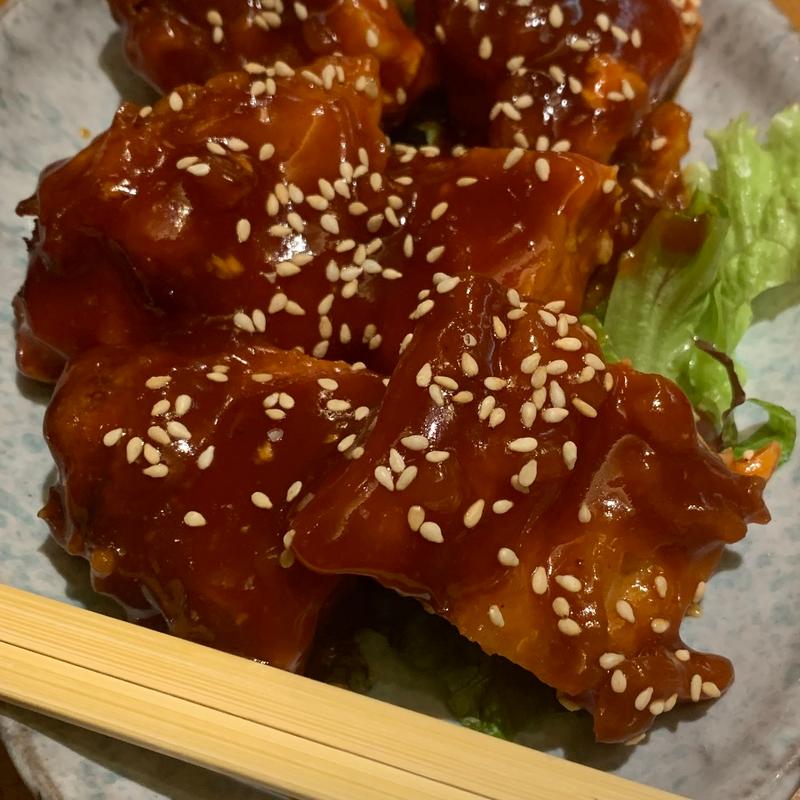 ヤムニョムチキン(佐賀県三瀬村 ふもと赤鶏 田町店)