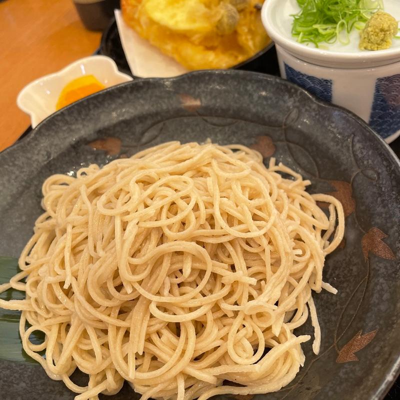 もりそばと天ぷら(風の丘 和み野)
