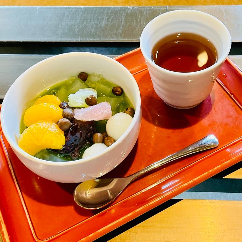 抹茶あんみつ(雪月花)