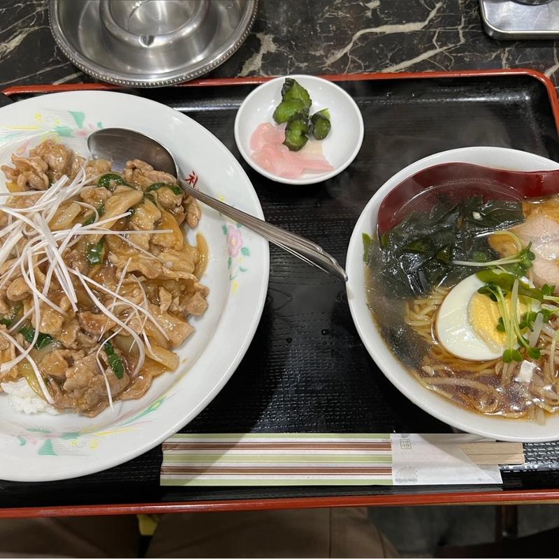 豚丼セット(周礼)