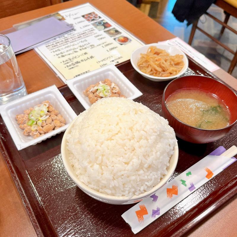 納豆食べ放題定食(納豆工房せんだい屋 池尻大橋店 )