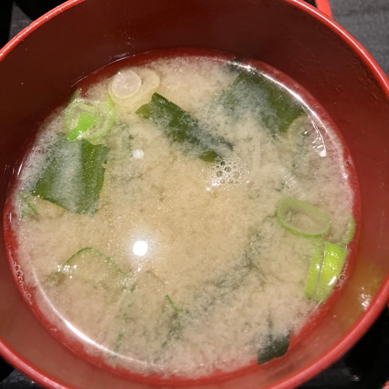 味噌汁(蕎麦切り くろ)