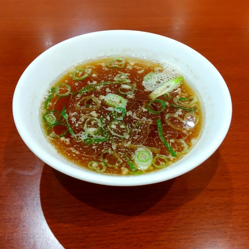 チャーハンスープ(越後秘蔵麺 無尽蔵 トレッサ横浜店)