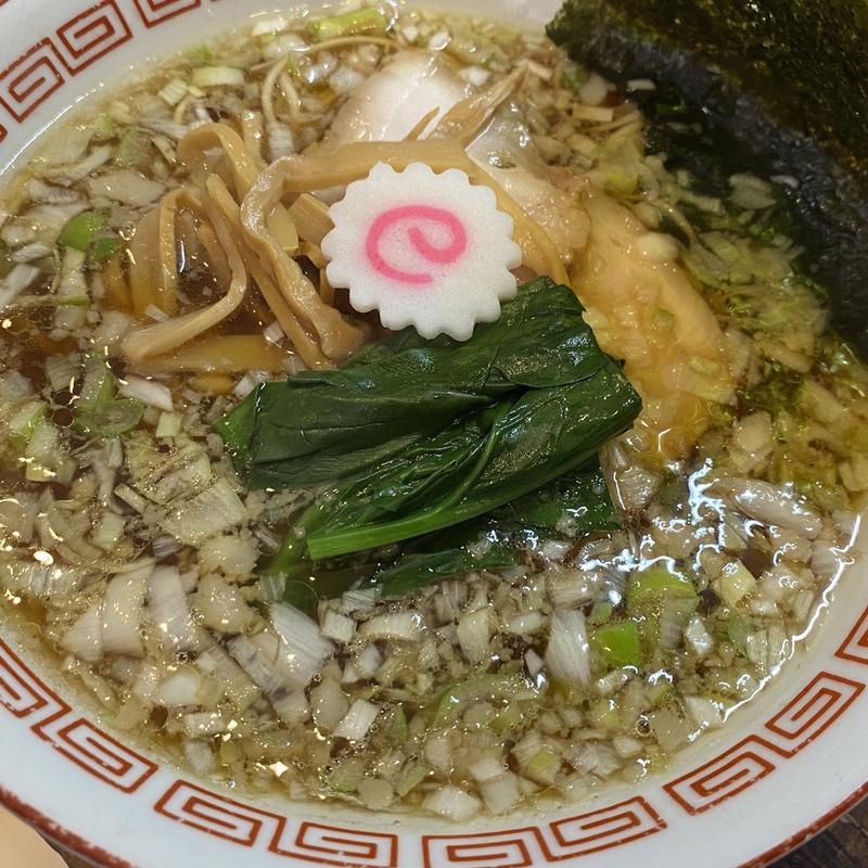 炒飯＋半中華そばセットの半中華(傳吉食堂)