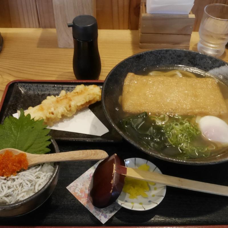 とびこしらす丼セット(情熱うどん 荒木伝次郎)