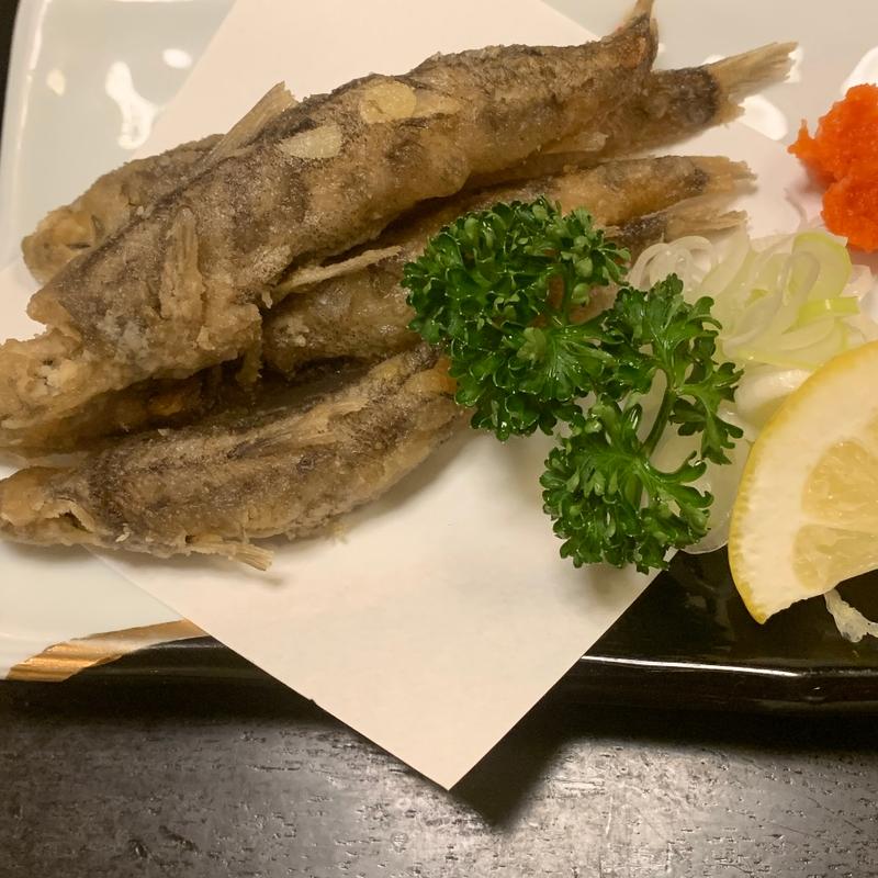 メヒカリ揚げ(魚の旨い居酒屋 忠助 稲毛店)