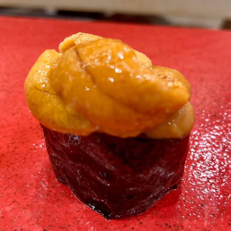 雲丹(コース料理)(鮨 天ぷら 祇園いわい)