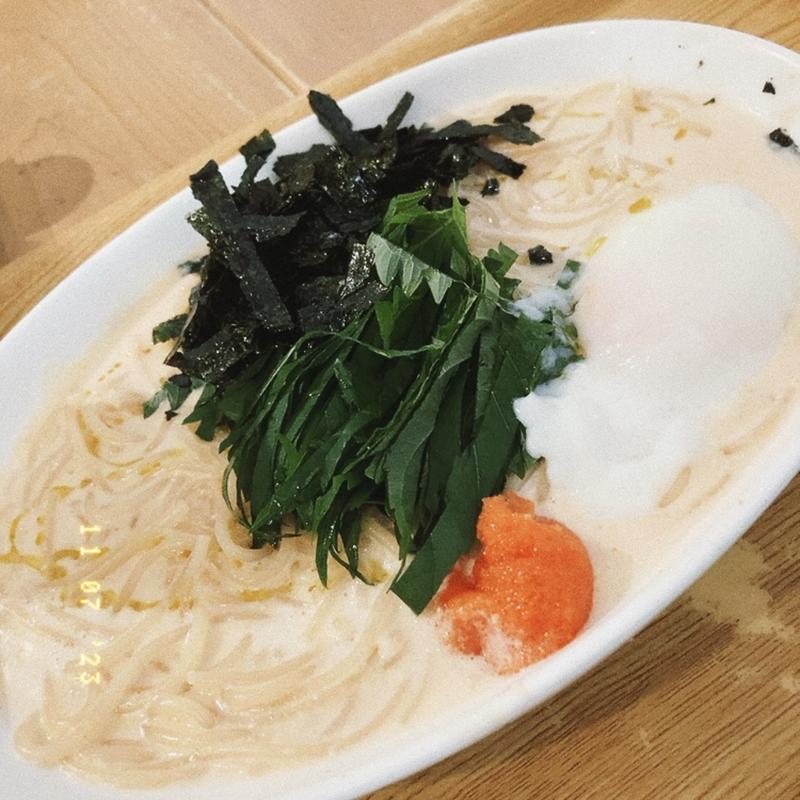 温玉・青じそ・明太子パスタ(Koharu亭 （こはるてい）)