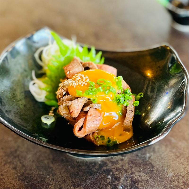 和牛ユッケ(WABAR FUTAKOTAMAGAWA)