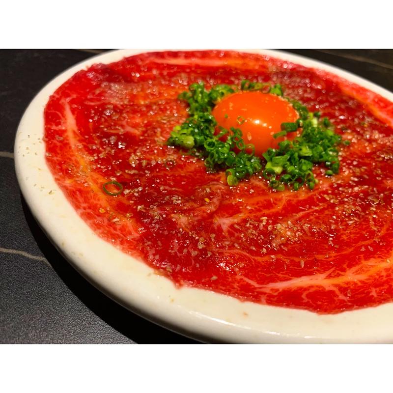 兵庫県産和牛　ツラミのカルパッチョ仕立て(焼肉bue)