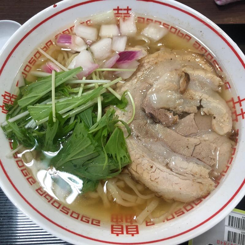 すっごい飛魚だしラーメン(スナックコーナー・フードコート 西宮名塩SA上り)