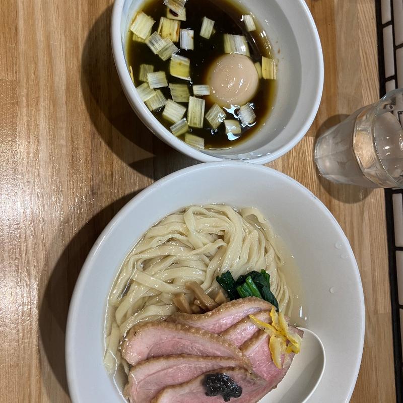 昆布水つけ麺全部乗せ(中華ソバ ビリケン)