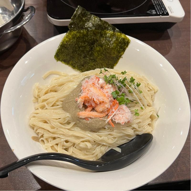 カニつけ麺(二代目白神 各務原店)