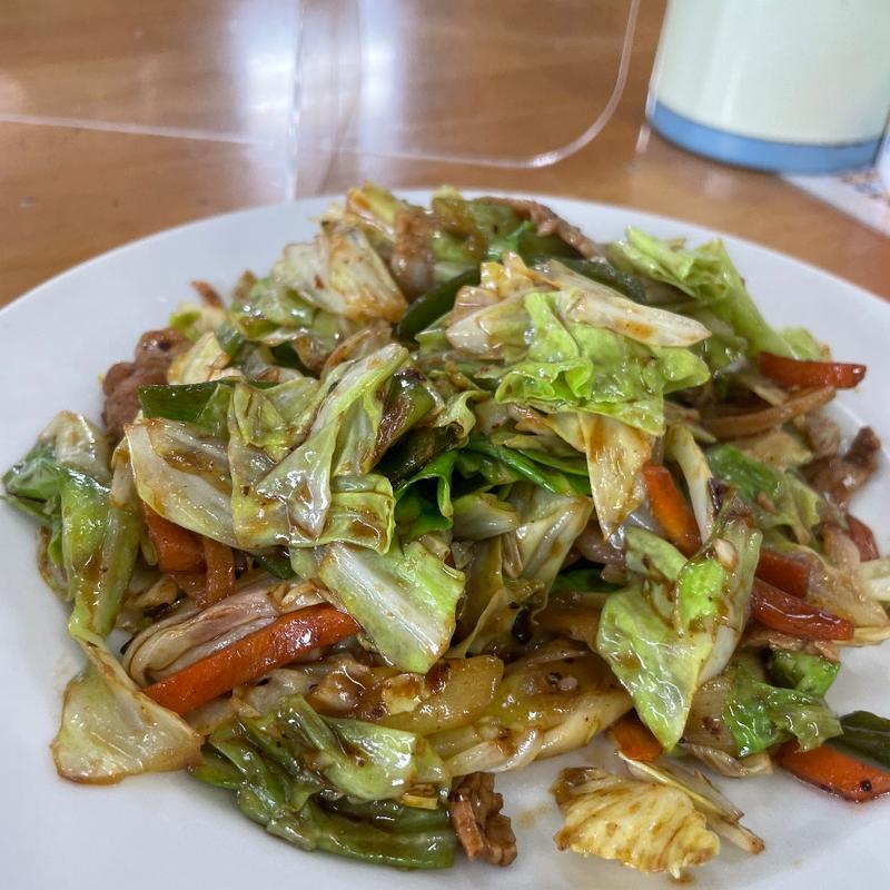 豚肉とキャベツの味噌炒め(花屋食堂)