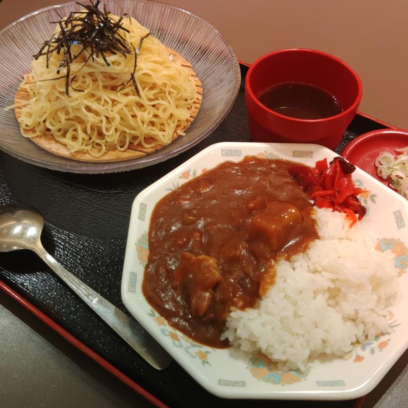 ざる中華 ミニカレーセット(麺房 たなか屋)