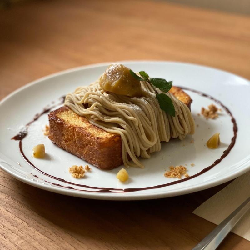 和栗のフレンチトースト(チャイブレイク)