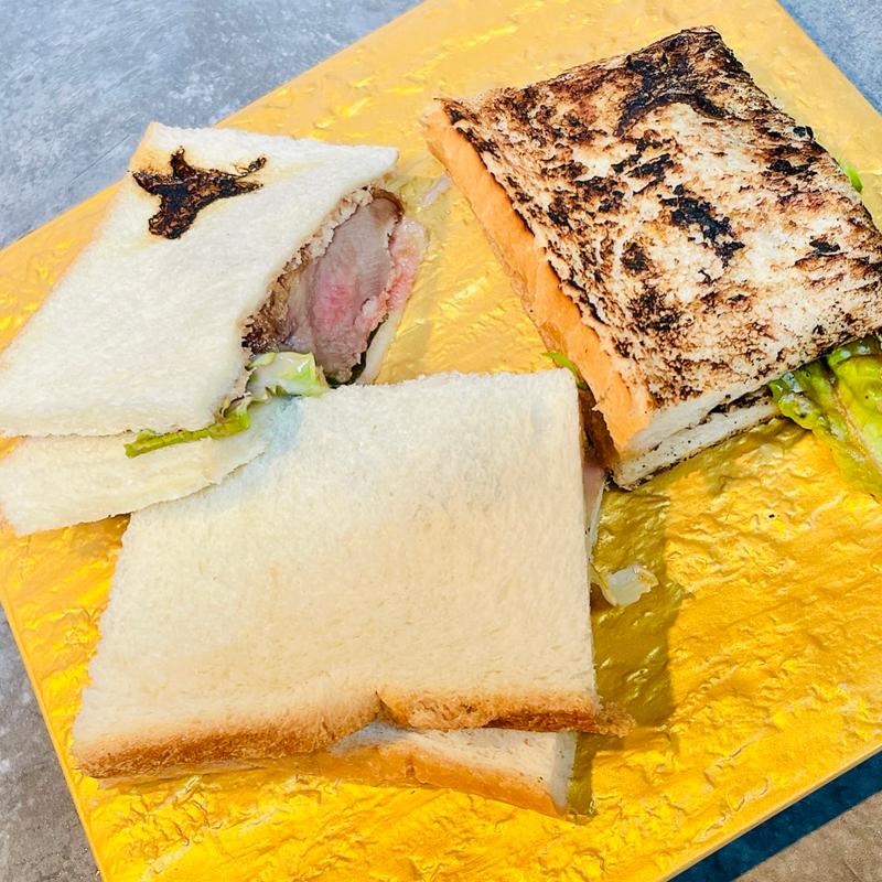 Bコース　牛たんカツサンド(炭火焼き牛タン酒場 いけたん 池袋店)