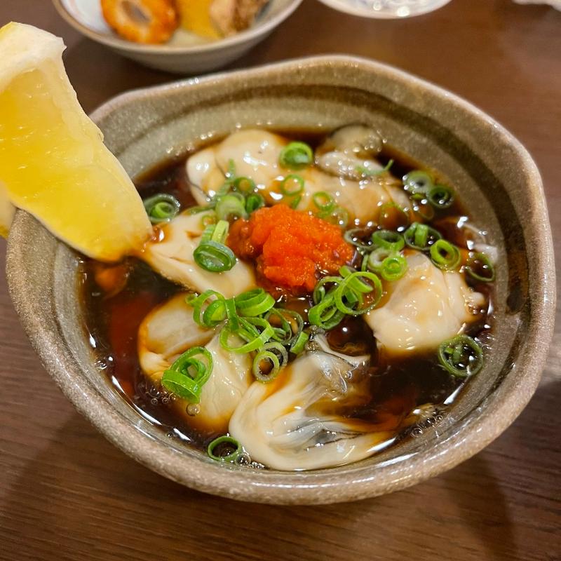 カキ酢(居酒屋味しま)