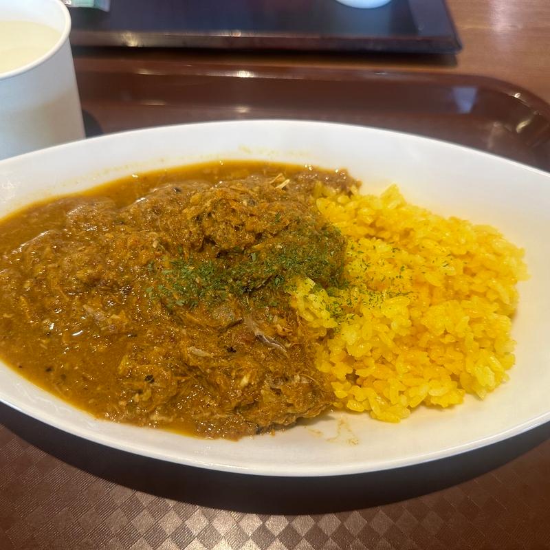 コラーゲン黒こしょうカレー(ﾜｲﾝｼｮｯﾌﾟCave de Terre(ｶｰｳﾞﾄﾞﾃｰﾙ)ｴﾋﾞｽﾀ西宮店)