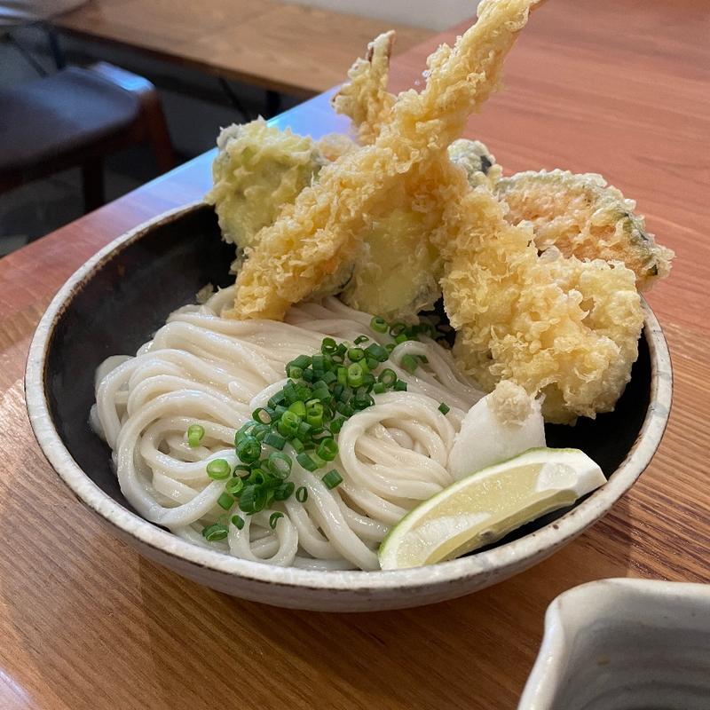 海老天盛ぶっかけうどん(うどん日和)