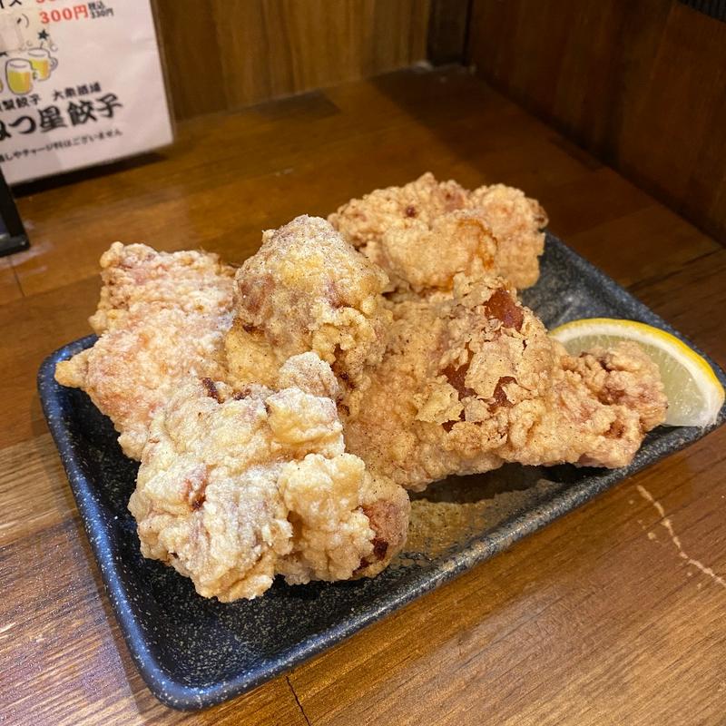 みつ星★自家製カラ揚げ(大衆酒場みつ星餃子 七日町店)