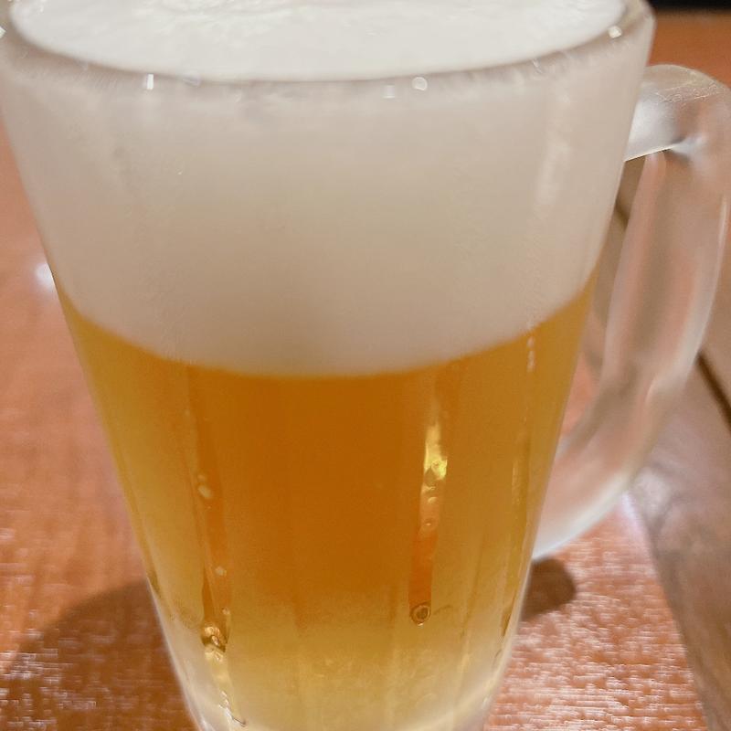 生ビール(骨付鳥 一鶴 心斎橋店)
