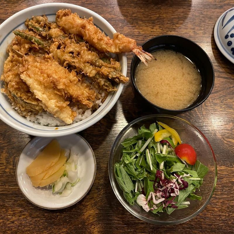 天丼セット(天婦羅会席 天吉)