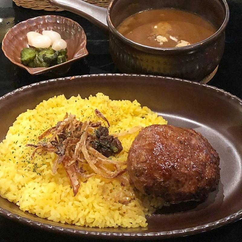 ハンバーグカレー(ビストロ喜楽亭)