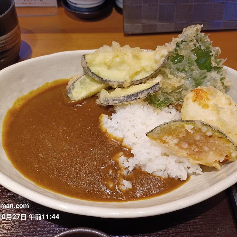 天ぷら屋のカレーセット(天ぷら やじま。)