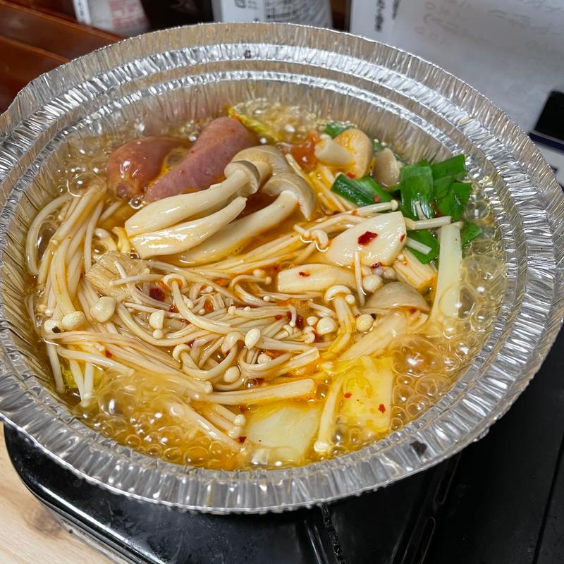 プデチゲ鍋(大衆酒場 酒呑んで飯食って蛙之介 溝の口店)