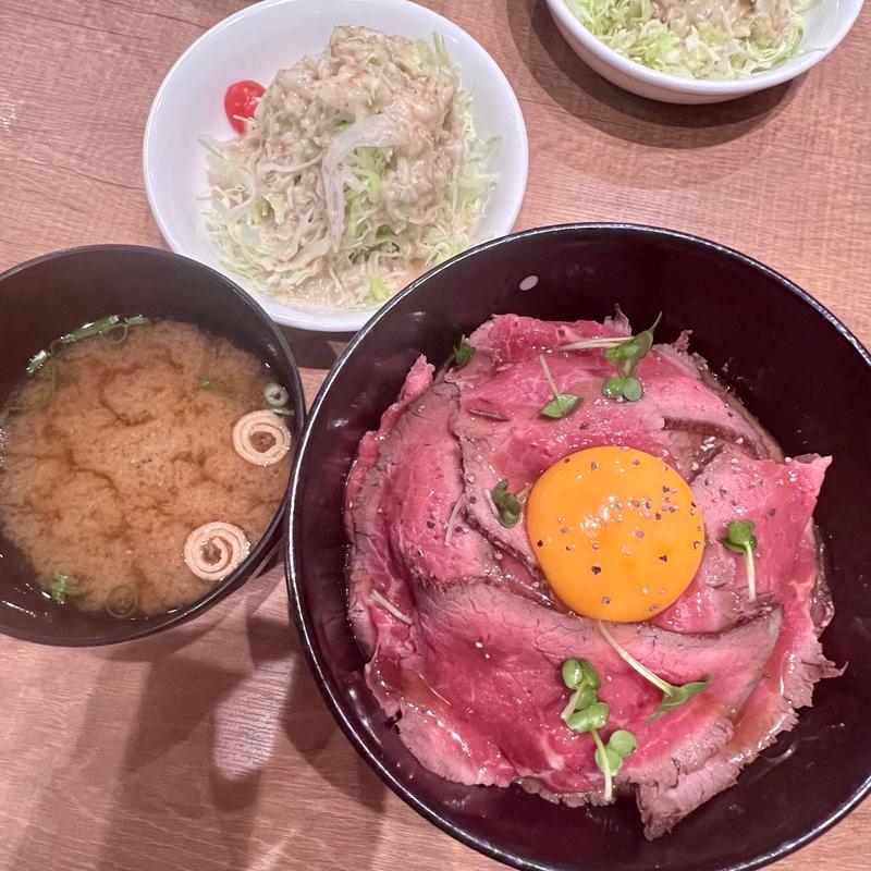 ローストビーフ丼 Lサイズ(ローストビーフ・ステーキ丼 Always)