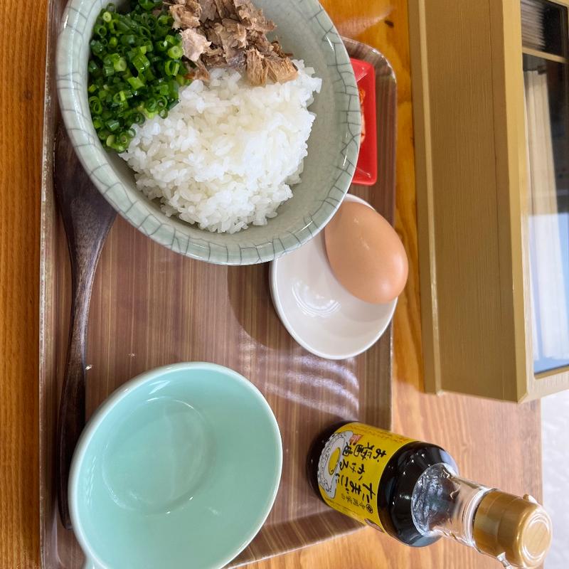 会津地鶏の玉子かけごはん(地鶏ラーメン ありがとう)