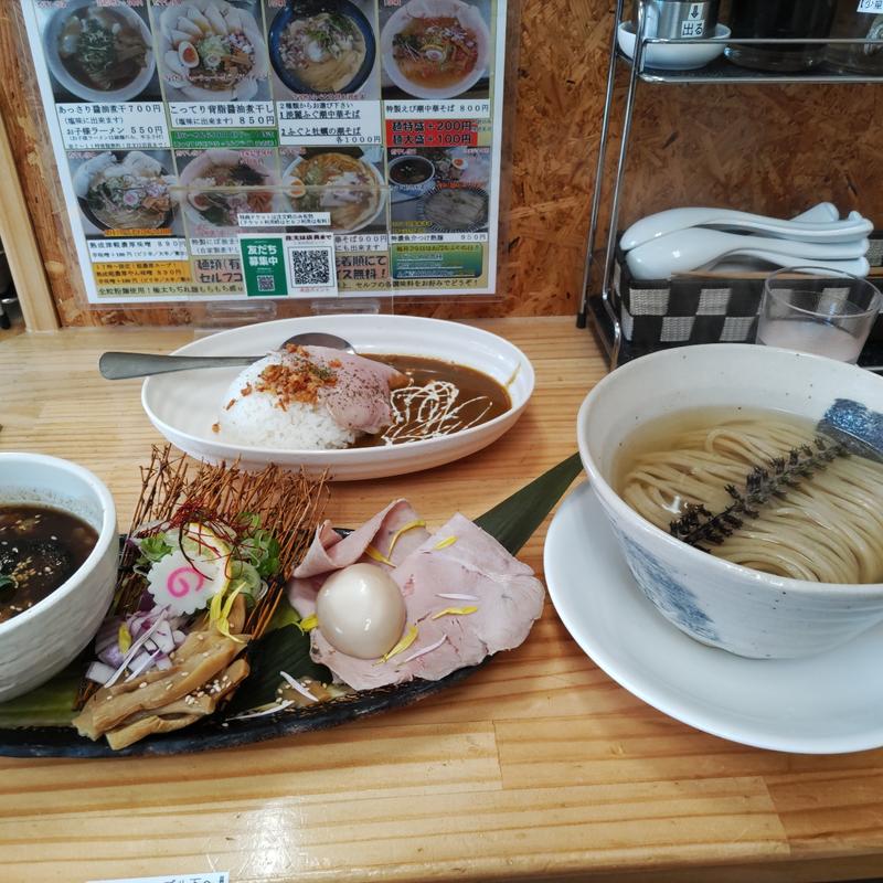 特濃魚介つけ熱麺(魚だしらーめん あづま)