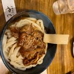 牛すじうどん(讃岐うどん 麺喜やしま 円山町店)