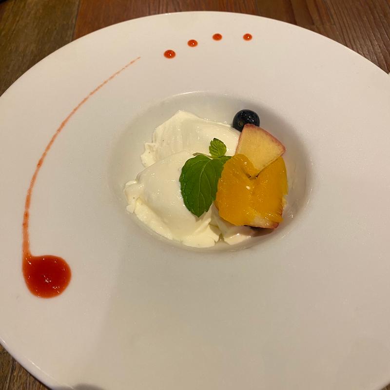 パンナコッタ(トラットリアエピッツェリアデサリータ 赤坂)