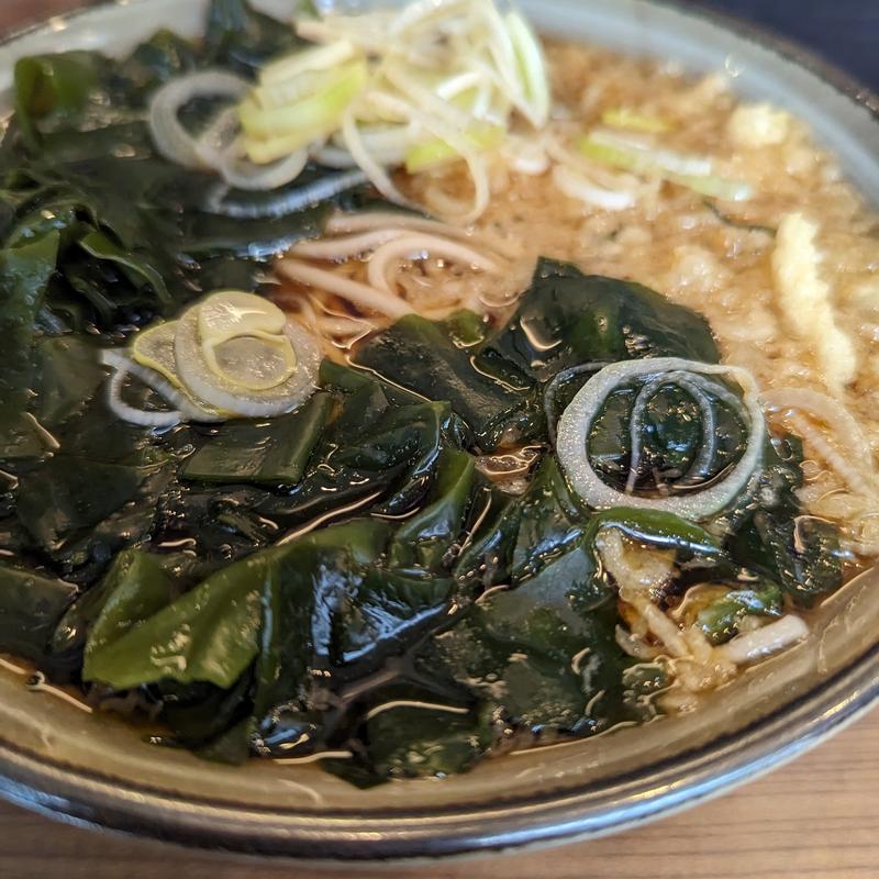 わかめ(そば処 かめや 神田東口店)