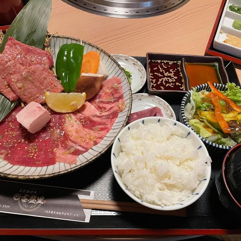 牛タンランチ(古民家焼肉 古登里)