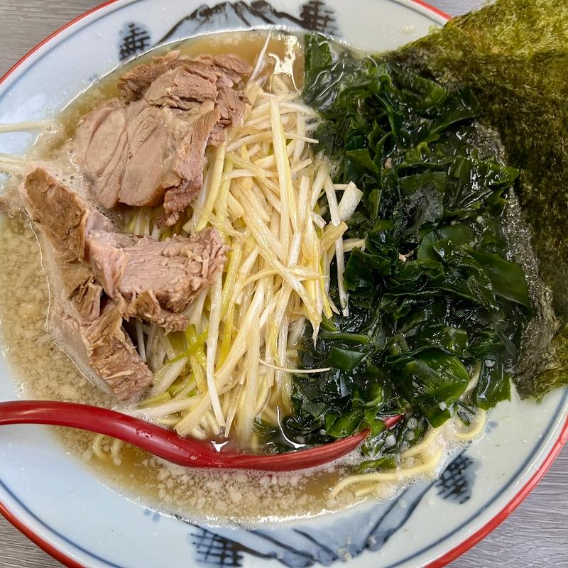 ネギチャーシューメン＋ワカメ(ラーメンショップ 122号騎西店)