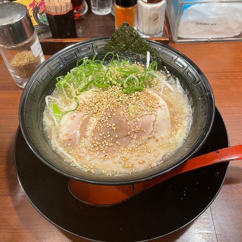 背脂醤油ねぎラーメン(だるまのめ 本厚木店)